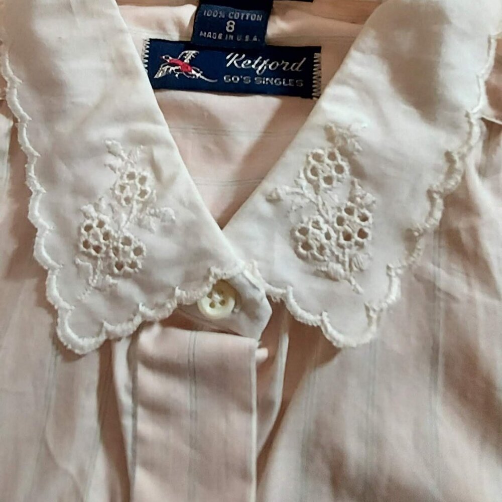 Vintage Marshell Fields Retford 60"s Singles The Country Shop Woman's Blouse SZ8 - Picture 7 of 9